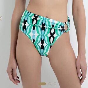 Patbo twist mid rise bikini bottom L